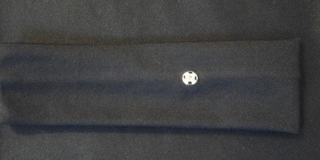 1 Lock Black Headband-HB103 